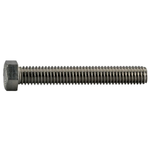 Midwest Fastener 7/16"-14 Hex Head Cap Screw, 18-8 Stainless Steel, 3 in L, 3 PK 39004